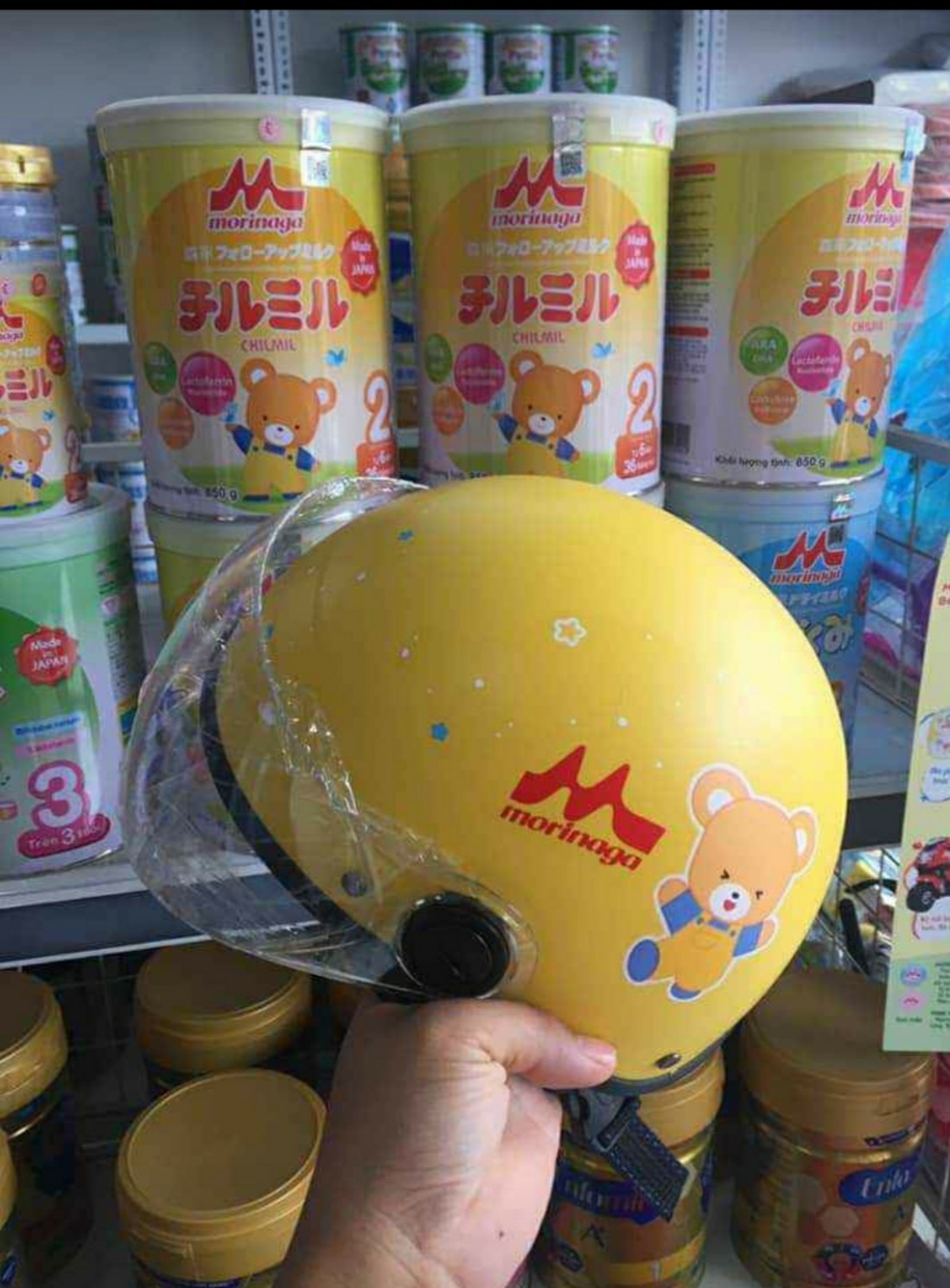 Mũ bảo hiểm cho bé