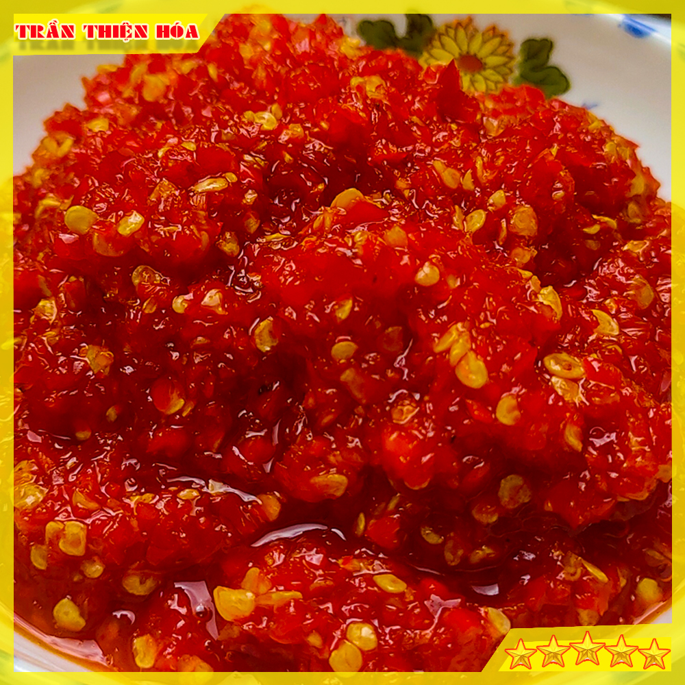 Hủ [ 200gr ] Ớt Xay Ngâm Đường Truyền Thống Của Ông Bà 5 Châu Đốc