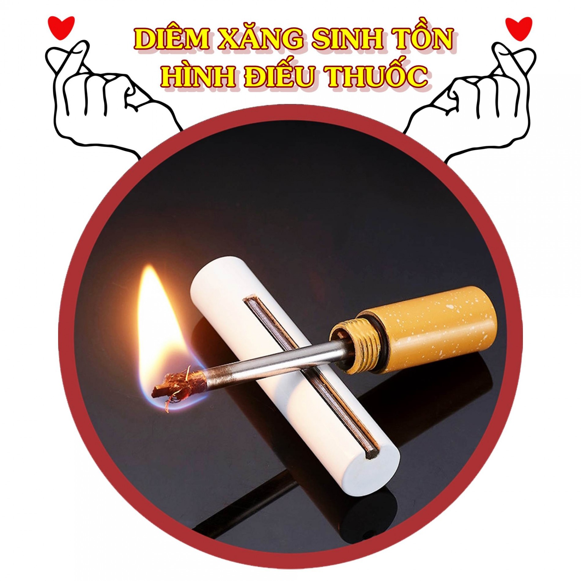 Hột quẹt diêm xăng sinh tồn hình độc lạ giá rẻ