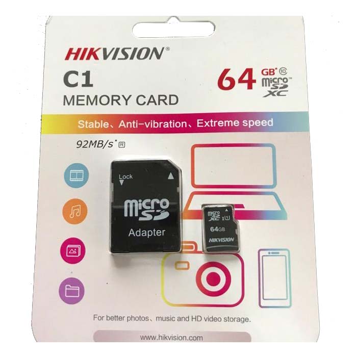Thẻ nhớ 64gb hikvision hs-tf-c1