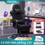 Ghế gaming AIODIY Ghế công thái học Có thể quay 360° tự do điều chỉnh chiều cao và có đế đạp