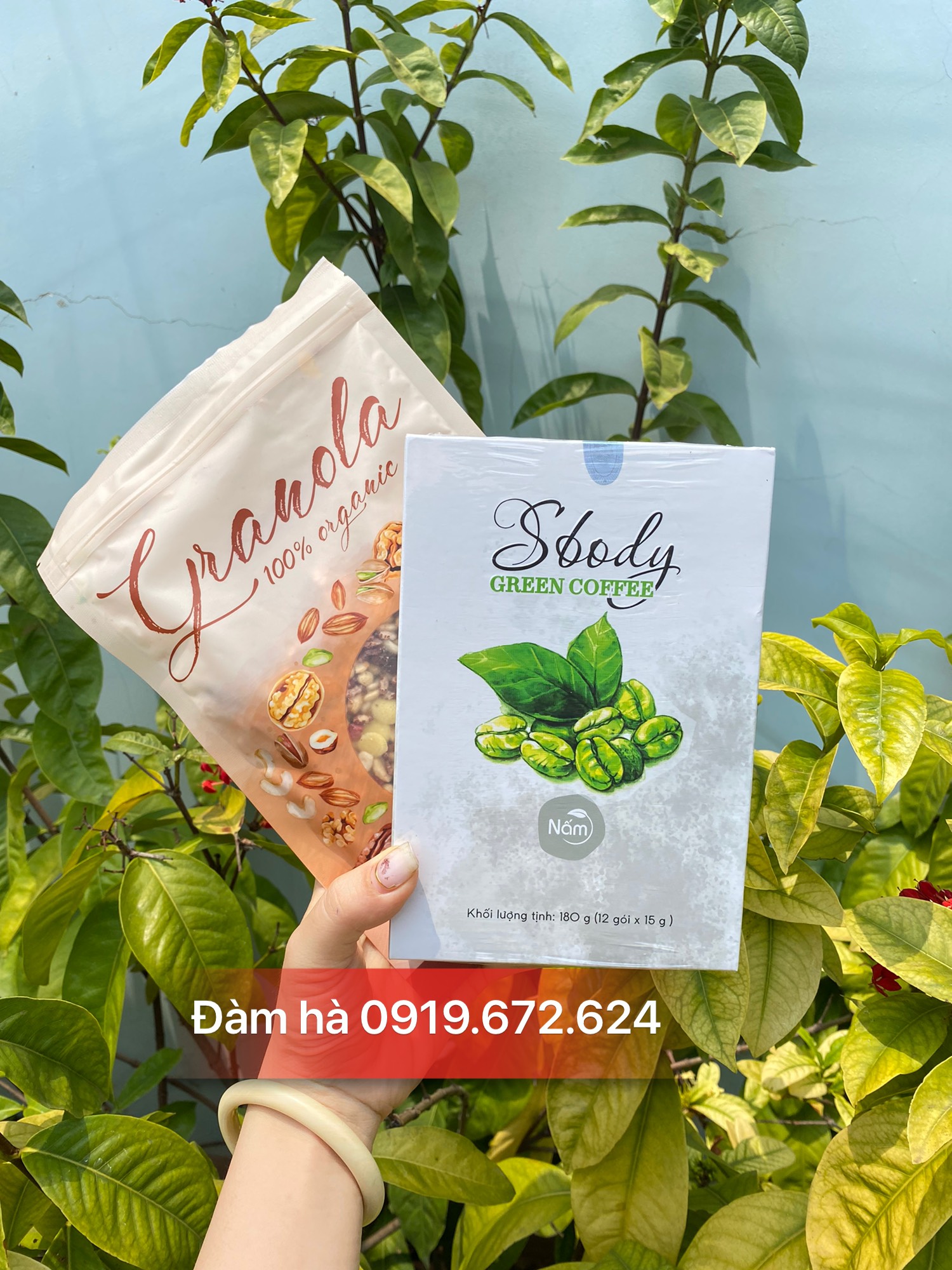 Cà phê giảm cân sbody green coffe - nấm giảm cân cà phê