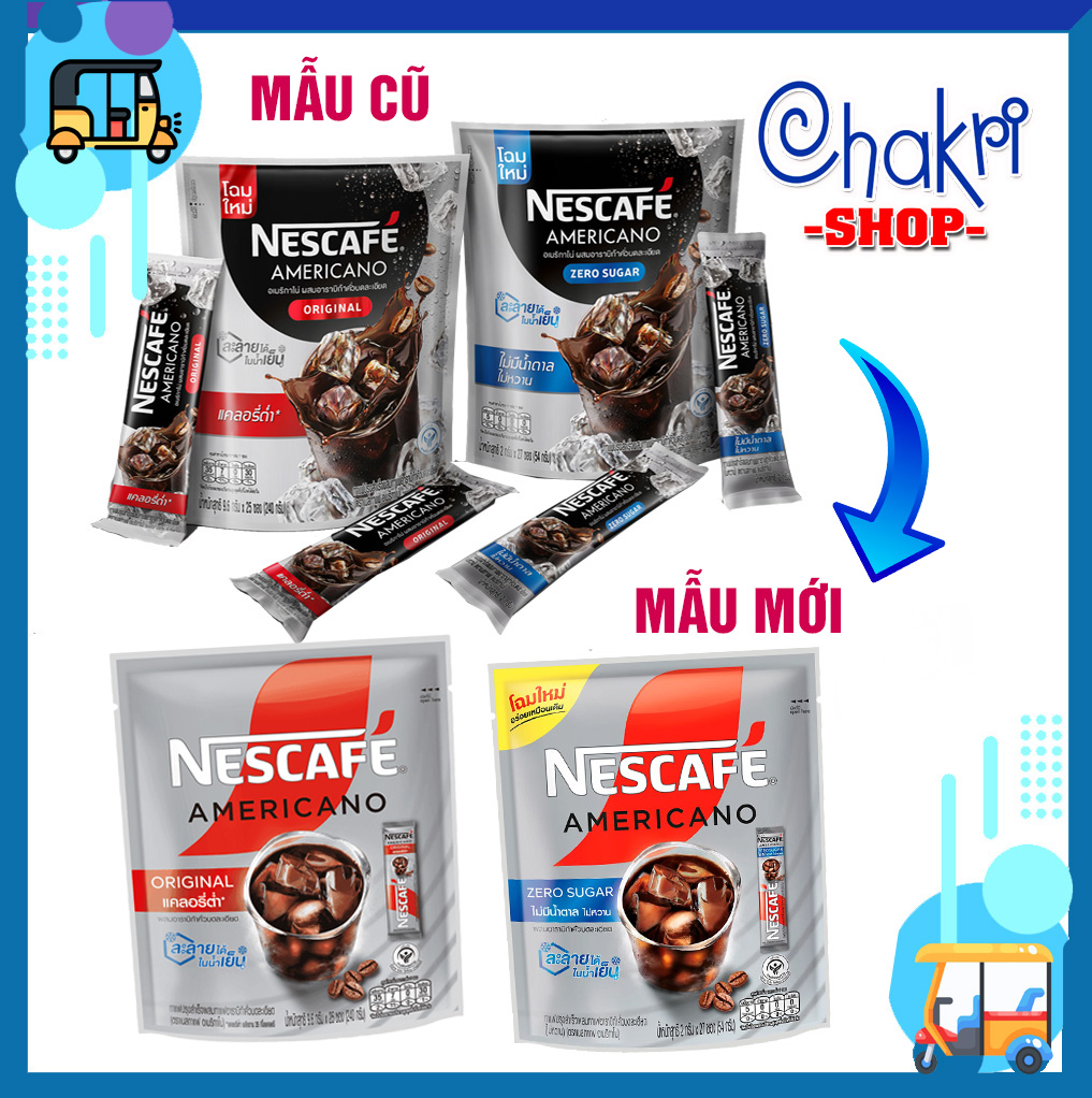 Cà Phê đen Americano Hòa Tan Nescafe Thái Lan