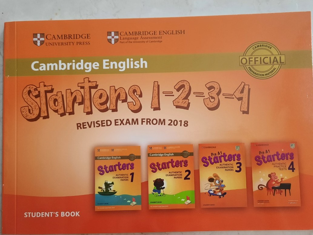 Luyện thi Starters 1,2,3,4 gộp đề đầy đủ kèm file nghe