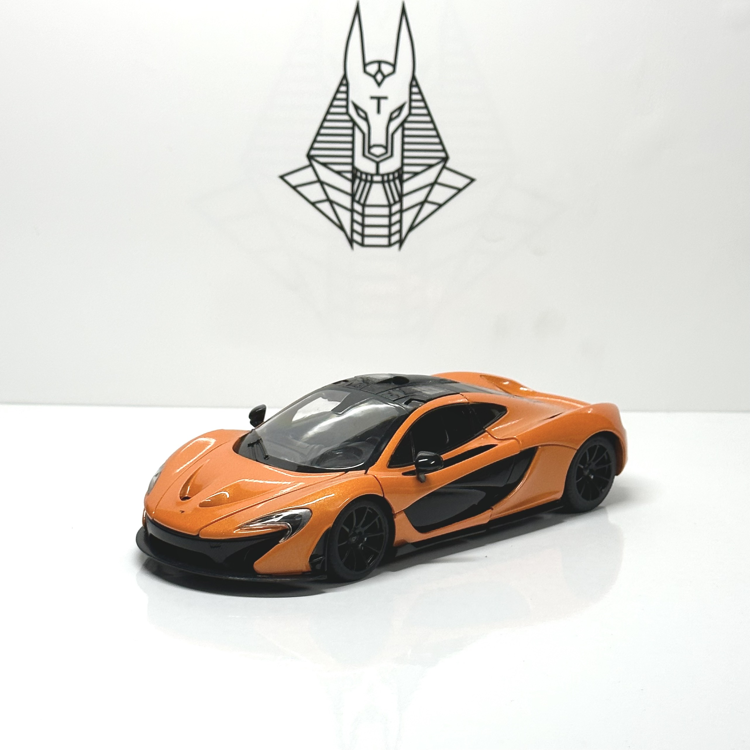 Mô hình xe ôtô kim loại 1/24 siêu xe mclaren p1 rastar để trưng bày bàn làm việc làm đồ chơi trẻ em