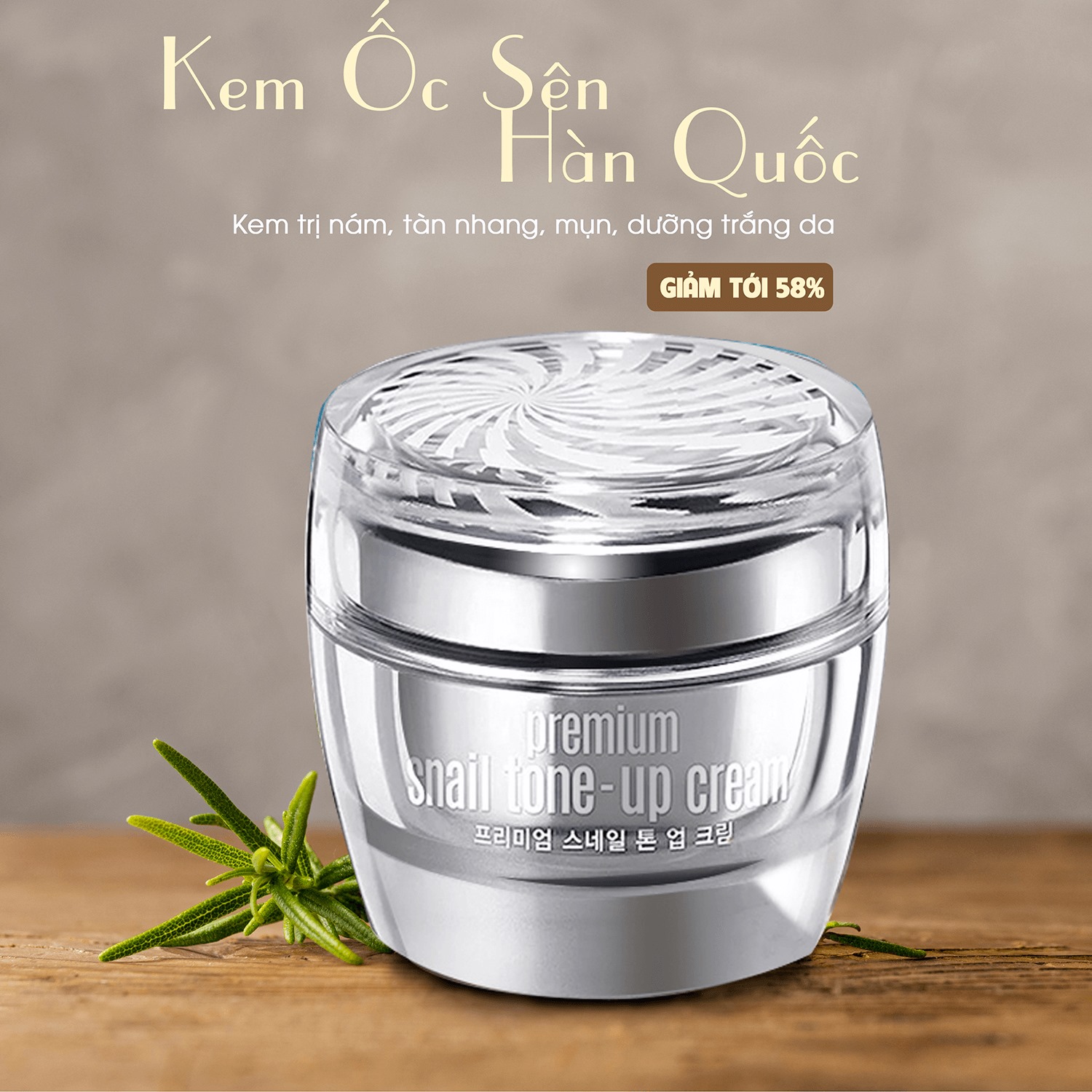 KEM DƯỠNG DA ỐC SÊN