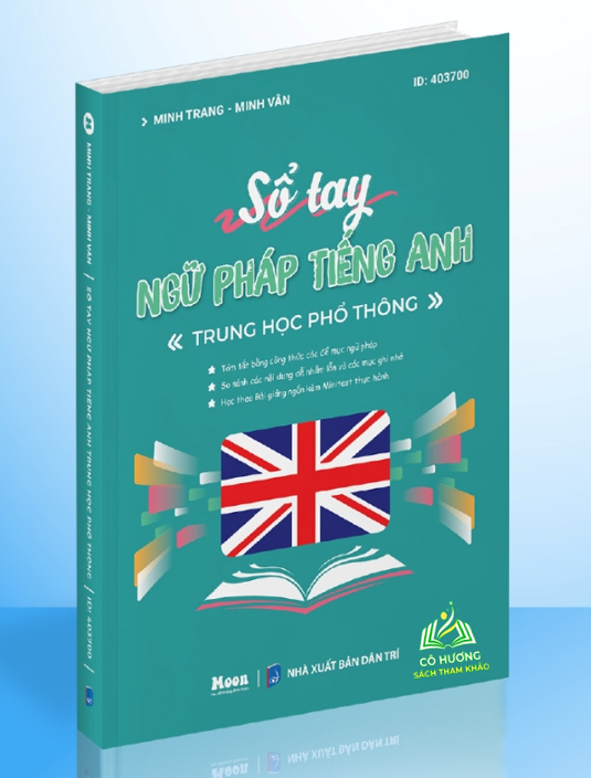 Sổ tay tổng ôn ngữ pháp Tiếng anh Moonbook cỡ A5