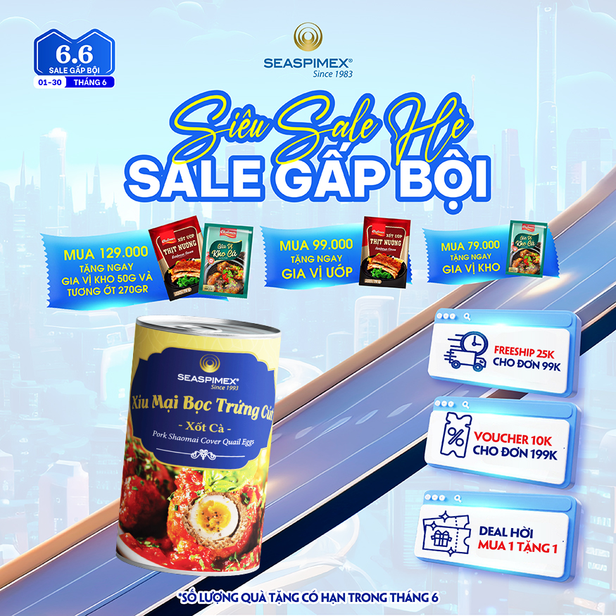 Xíu Mại 425gr Bọc Trứng Cút SEASPIMEX