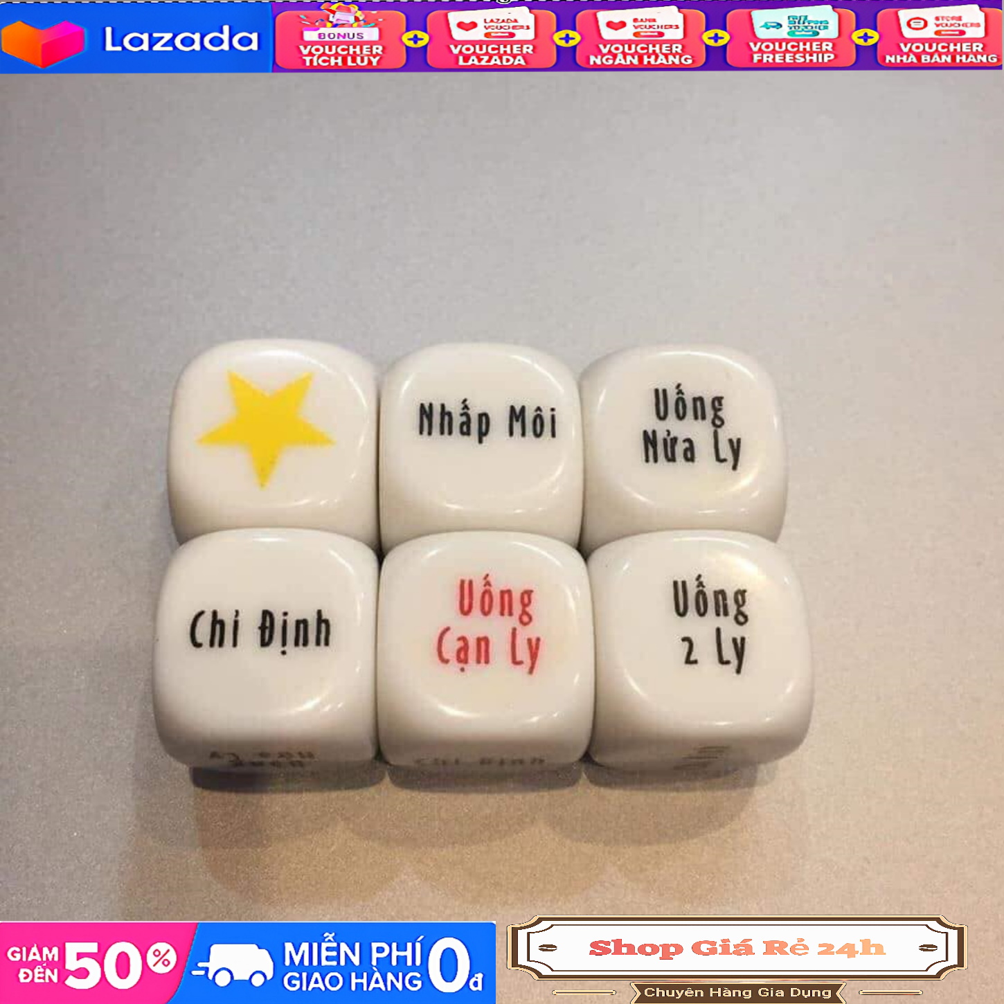 COMBO 10 HỘT XÚC Xắc XÍ NGẦU UỐNG BIA