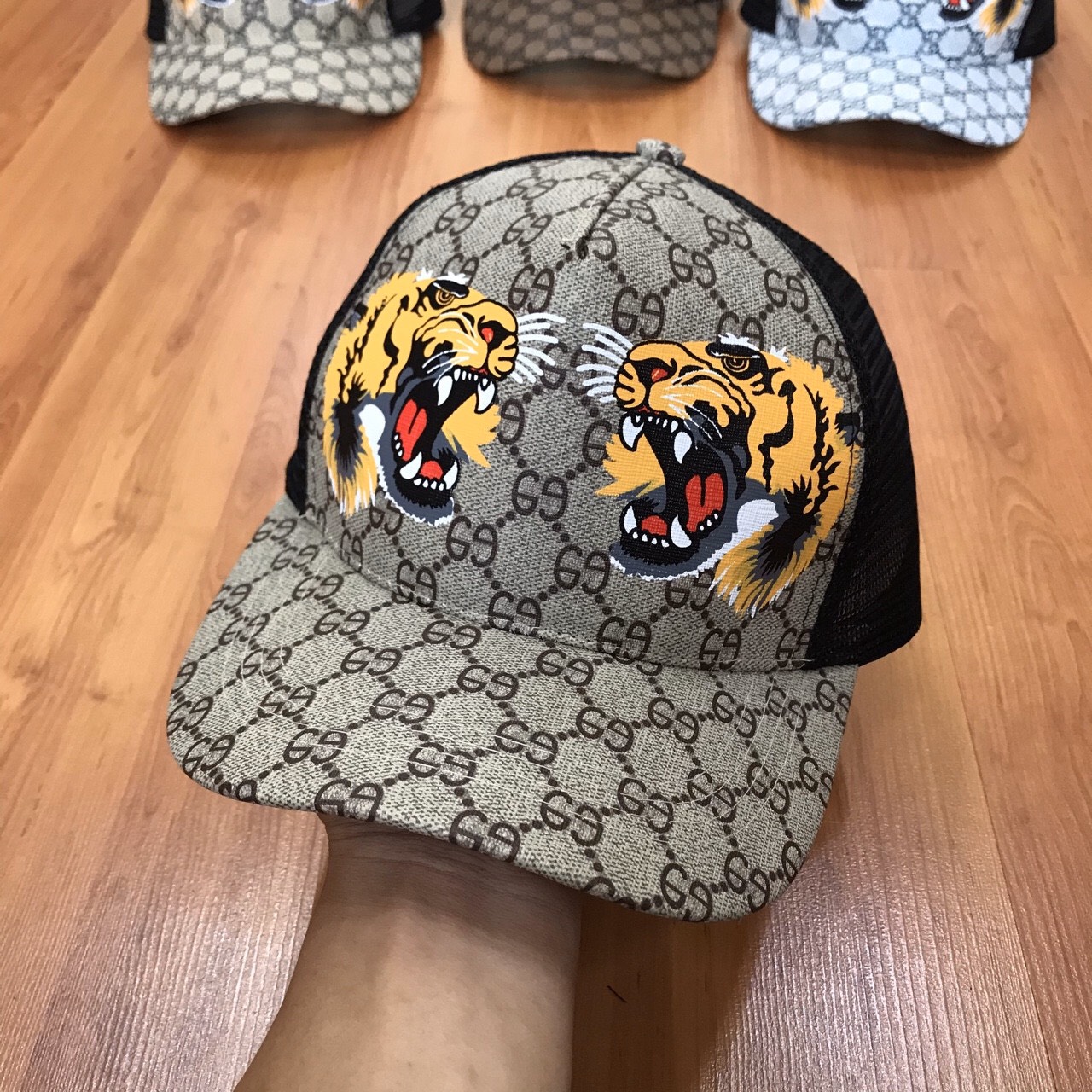 NÓN KẾT DA CON CỌP GC CAO CẤP - Mũ lưỡi trai phối lưới - Nón kết nam nữ thời trang thể thao