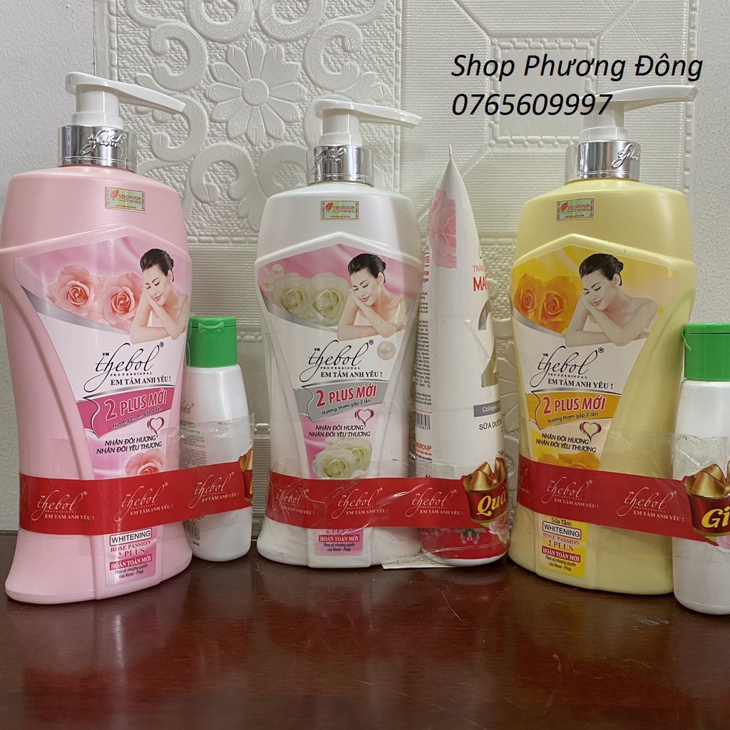 (Kèm hàng tặng) Sữa tắm sáng đẹp TheBol 650ml