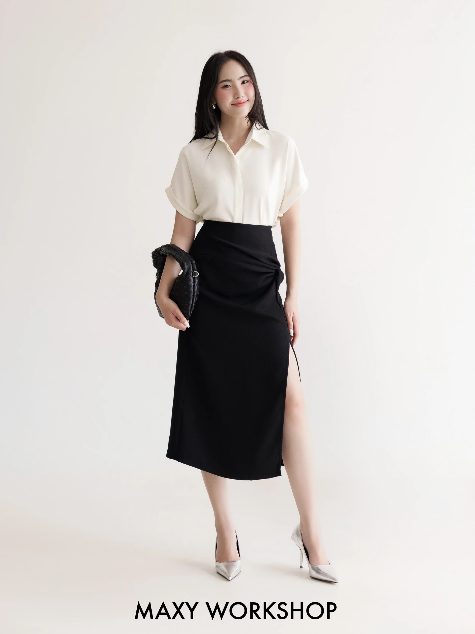 Áo sơ mi ngắn tay cánh dơi sleeve shirt Maxy Workshop