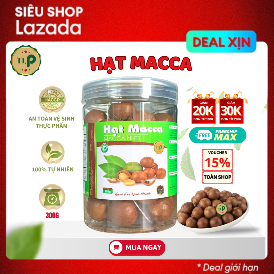 Hạt macca tân lộc phát - hũ 300g