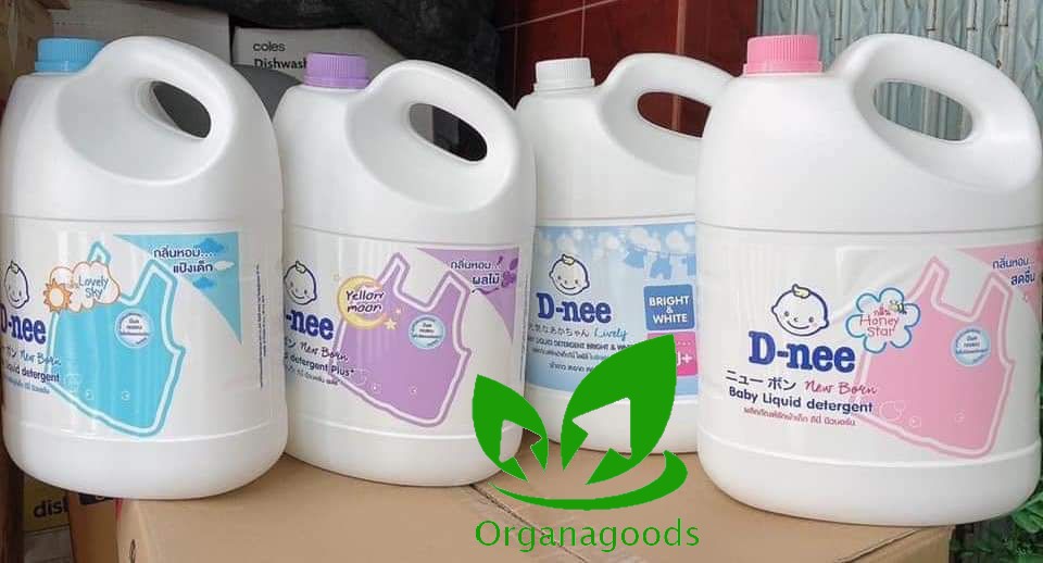 Nước giặt xả vải dnee 3000ml- dung dịch giặt quần áo cho bé d-nee - dung dịch giặt xả cho trẻ