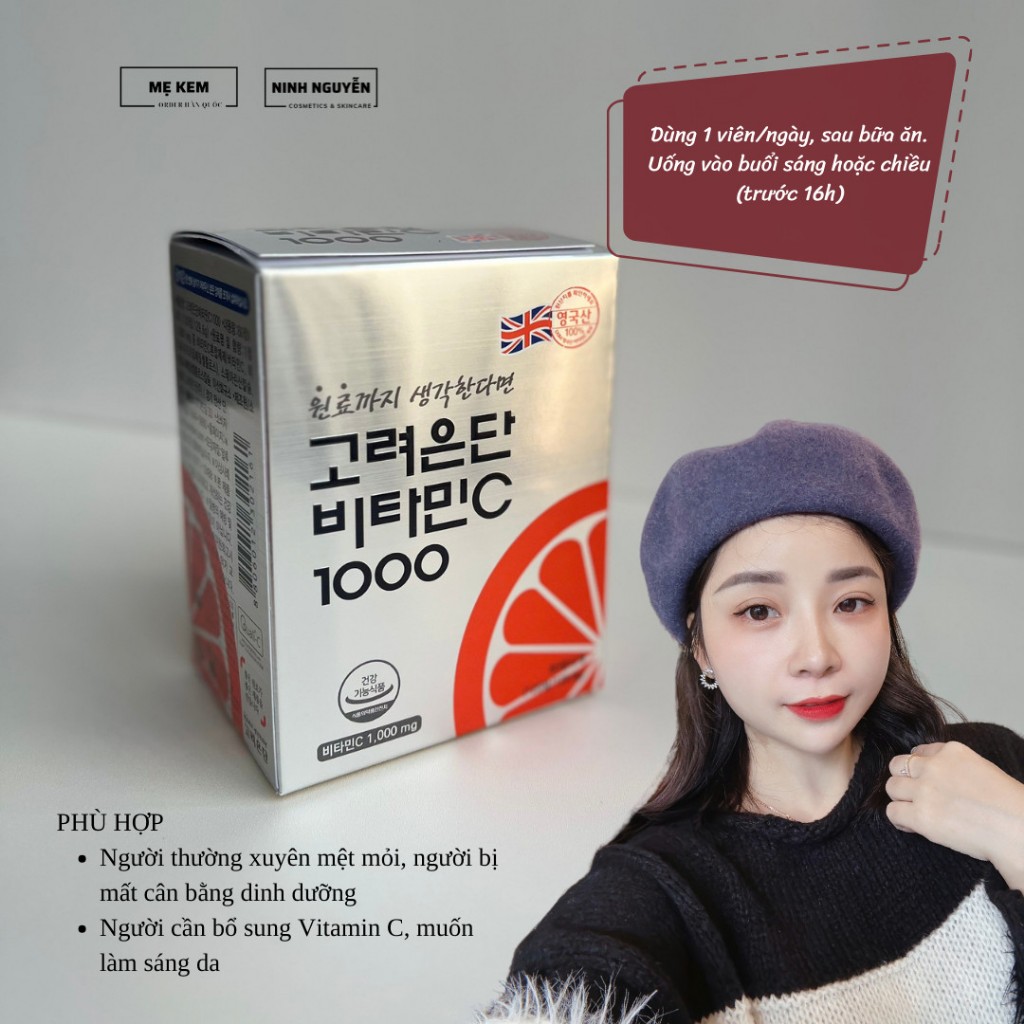 Vitamin C tăng cường sức khoẻ Eundan 120V