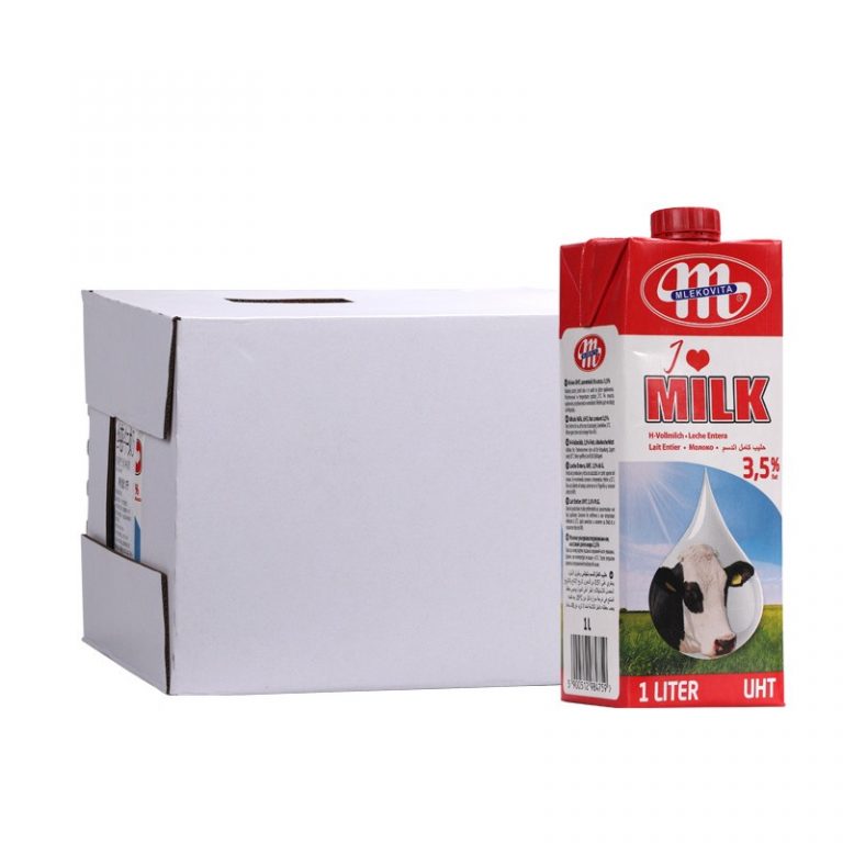 Thùng 12 lít sữa tươi không đường 1 lít nhập khẩu Ba Lan I Love Milk