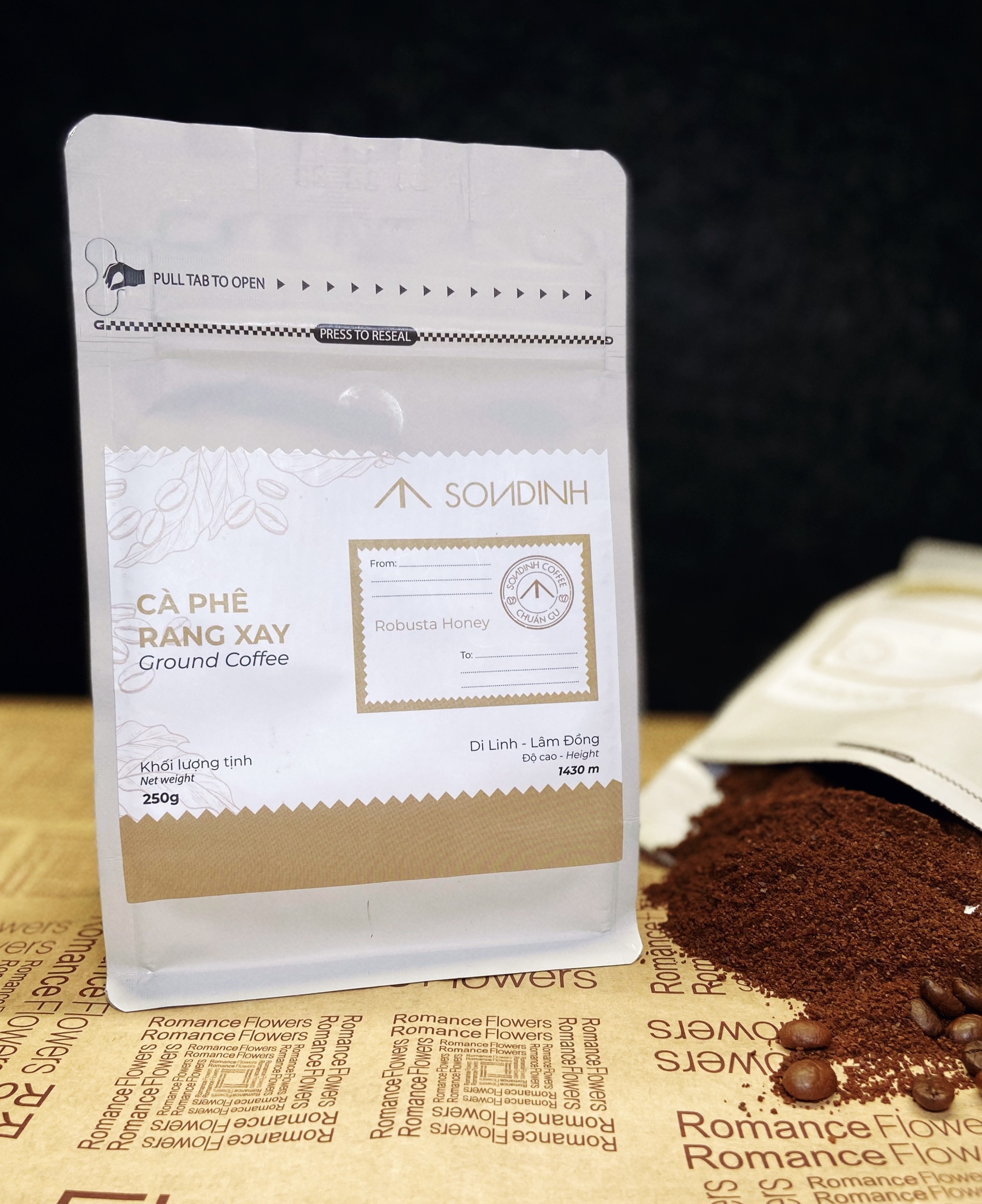 Cà phê rang xay / ground coffee - 100% robusta