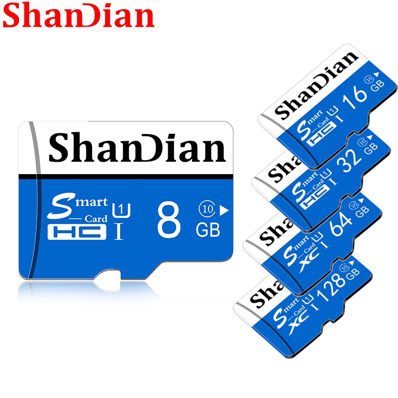 HOT ShanDian Hot Sale Card 64GB 32GB 16GB 8GB Class10 Smartsd Drive Flash