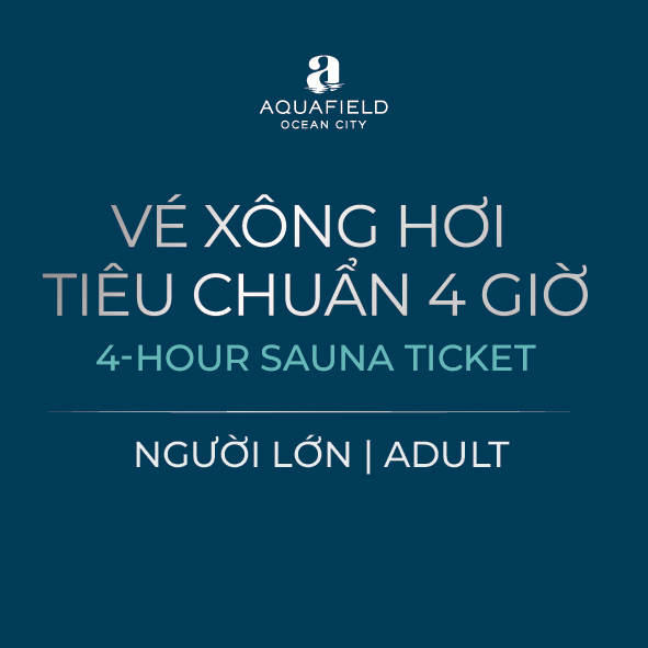[E-voucher] [Aquafield Ocean City] Vé Xông hơi Jjimjilbang chuẩn Hàn 04 giờ