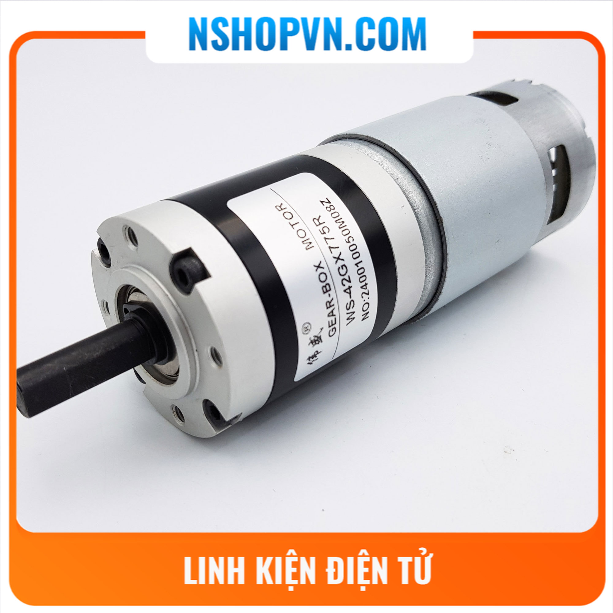 Động cơ giảm tốc hành tinh WS-42GX775R 12V - 24V 10rpm - 50rpm - 100rpm - 200rpm - 470rpm- 1300rpm