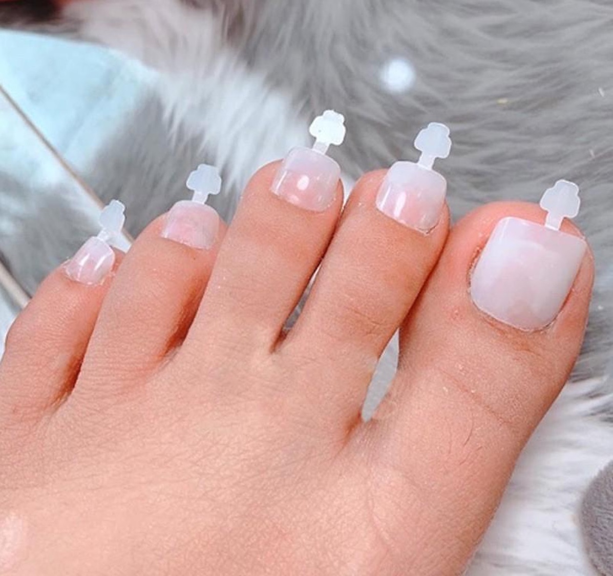 Móng úp chân chính hãng phom chuẩn - Túi 600 móng ốp giả đủ size