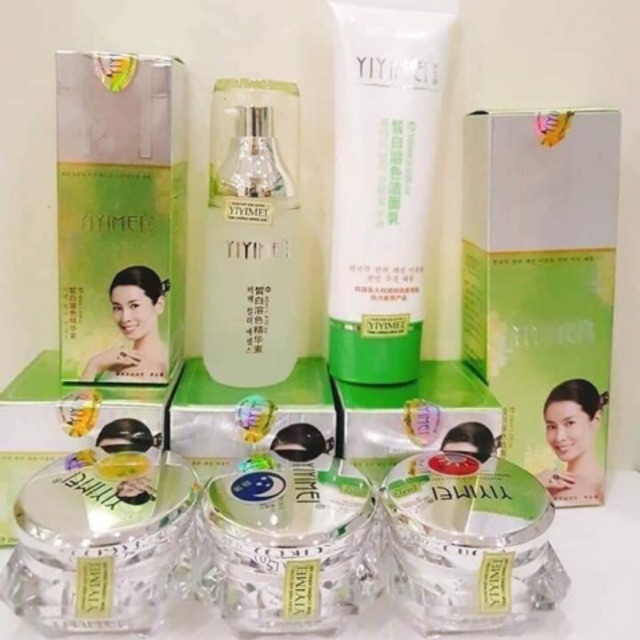 Bộ mỹ phẩm nám trắng da YiYiMei 5in1