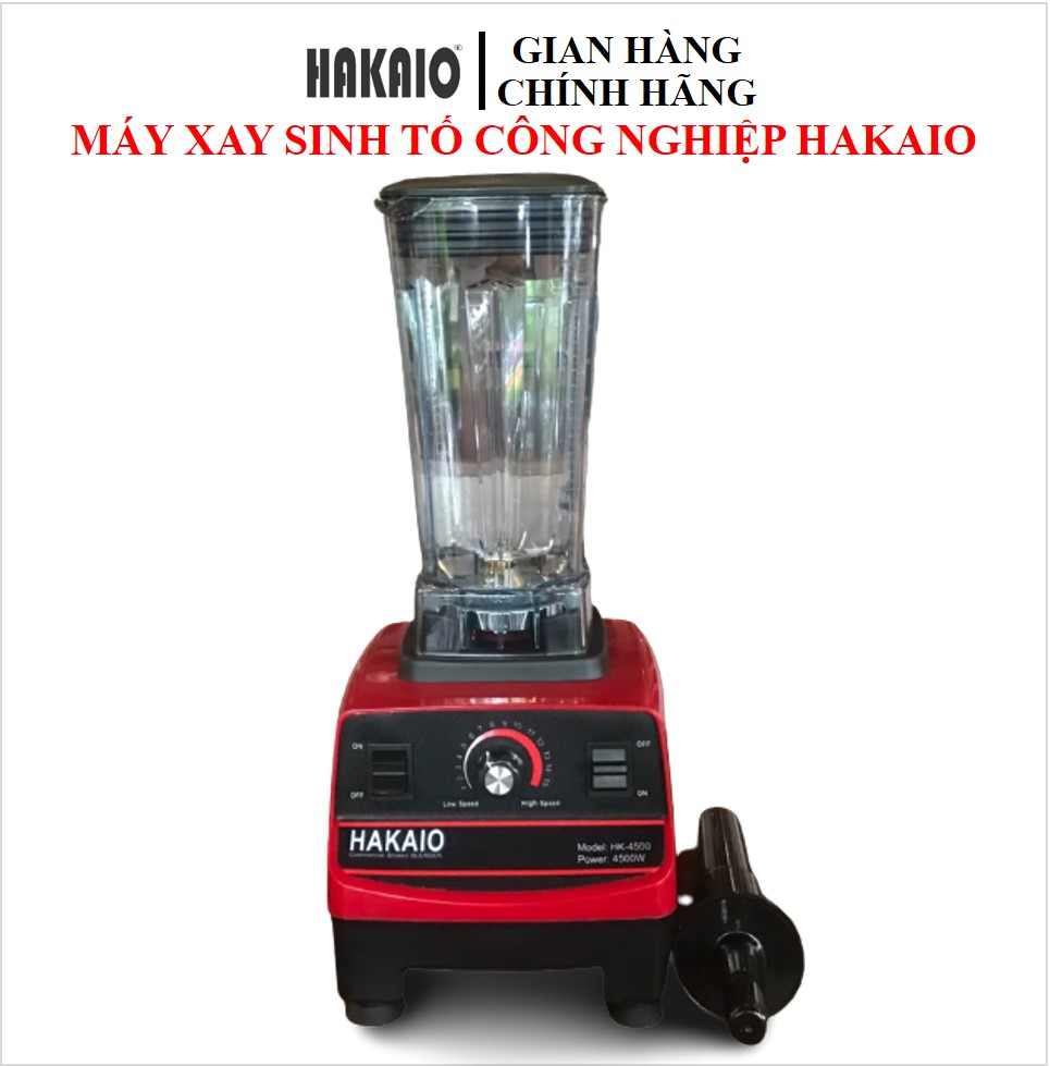 Máy xay sinh tố công nghiệp - 4500w hakaio xay đá, sinh tố, đồ khô cứng