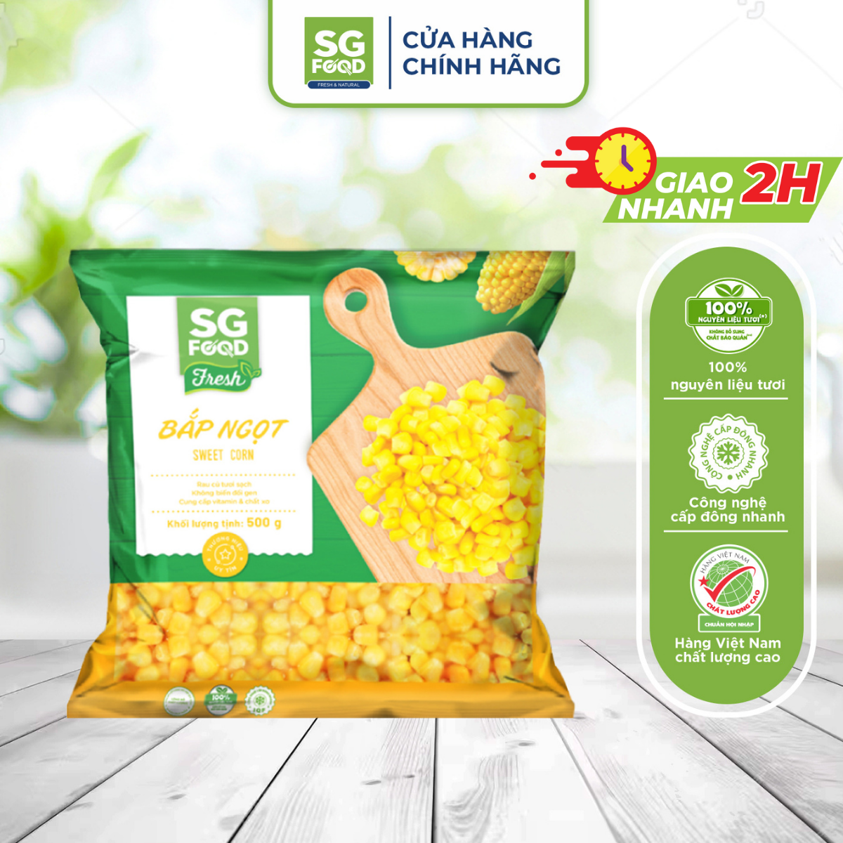 Bắp ngọt sg food 500g