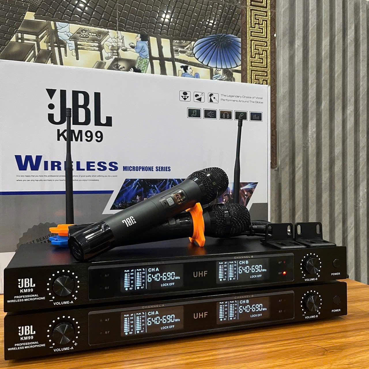 Jbl Km99 Wireless Microphone Vivid Sound – Bright, Clear Vocals