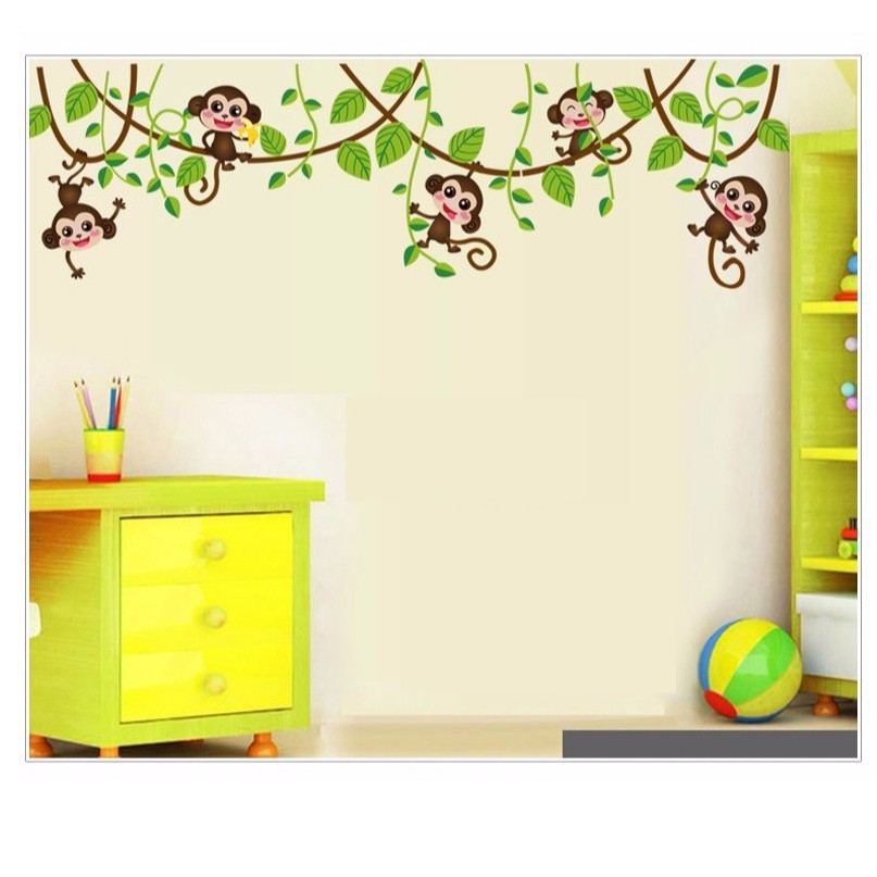Decal trang trí - decal dán tường cho bé có keo sẵn