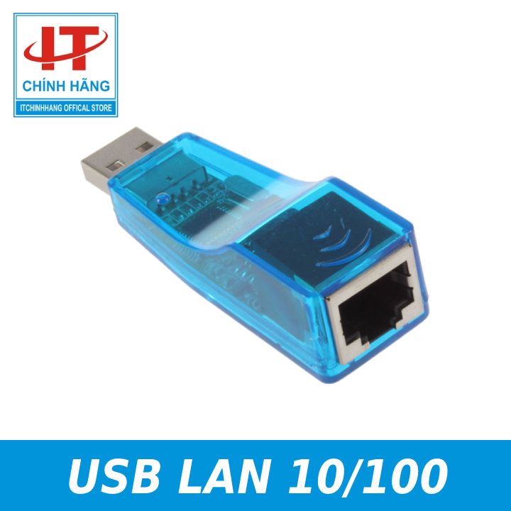 Usb adapter 2.0 lan để chuyển đổi usb rj45 ethernet 10/100mbps card mạng usb lan adapter cho pc