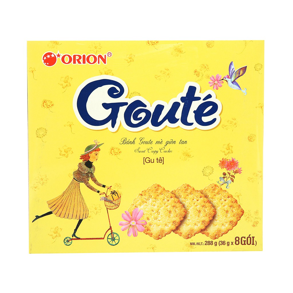 Bánh orion goute mè giòn tan, bánh goute siêu ngon ,giòn tan.