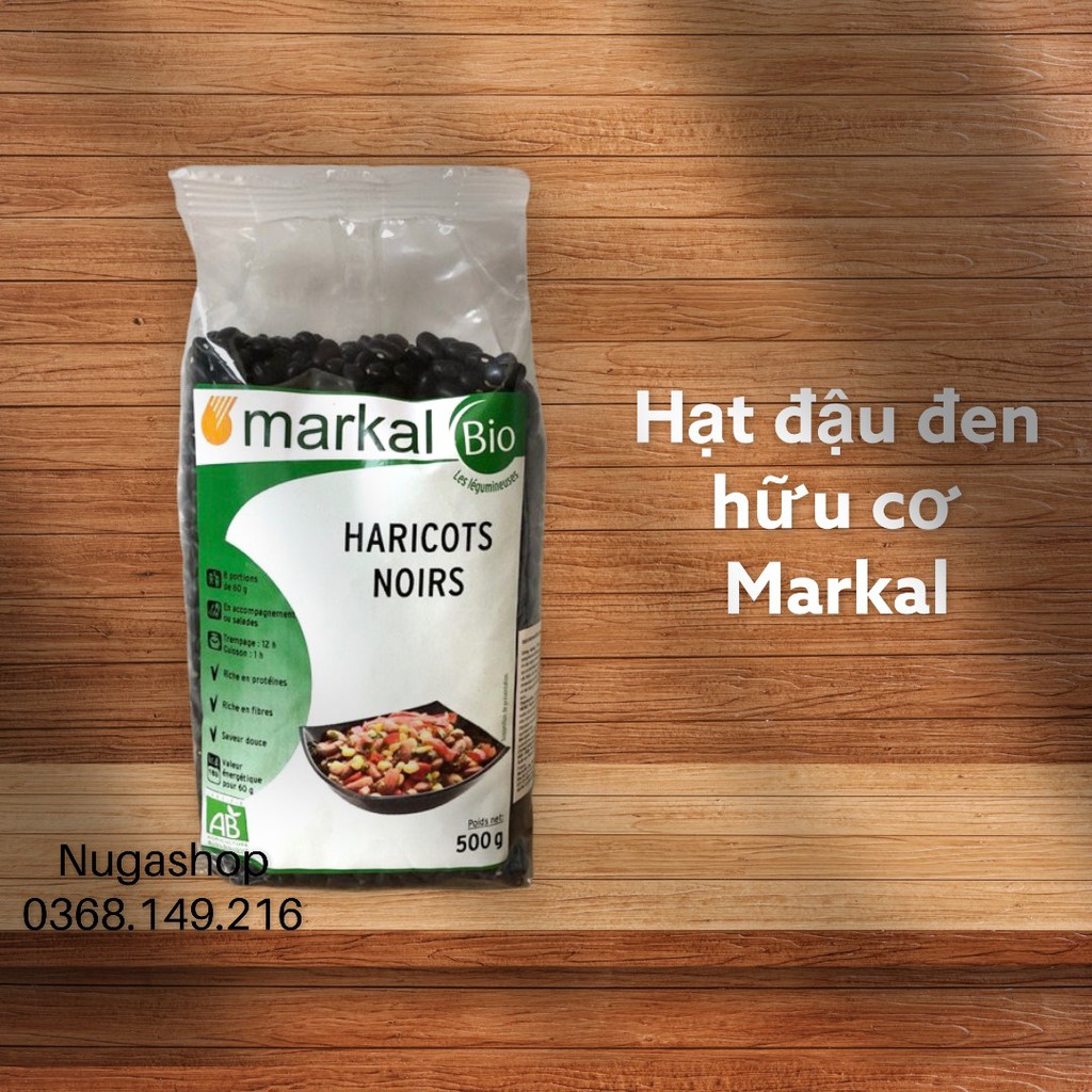 HCMHạt đậu đen hữu cơ - Markal - 500g