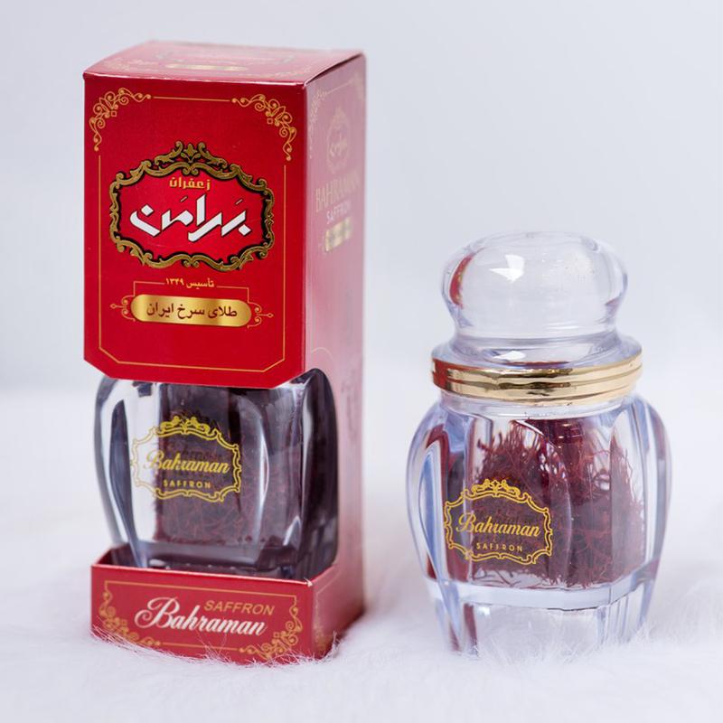 Nhụy Hoa Nghệ Tây saffron Iran hiệu Bahraman lọ 1g