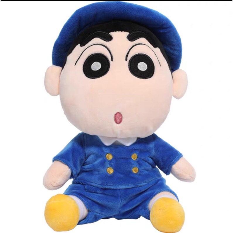 Gấu bông shin bút chì đội nón