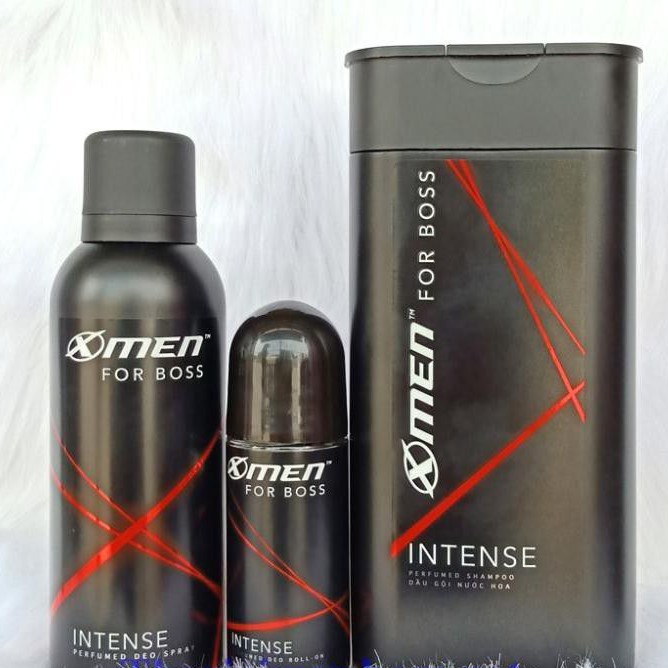 [HCM]Combo Xmen for Boss Intense Lăn 50ml + Xịt 150ml + Gội 150g