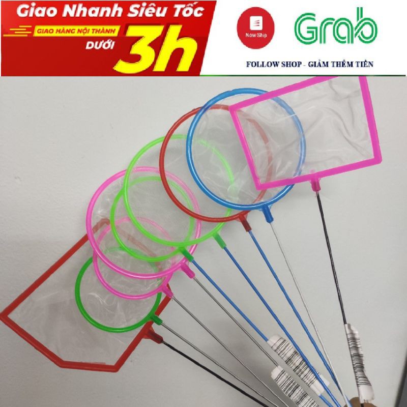 Vợt lưới bắt cá tép mini - vợt lọc atermia và bobo - Vợt cá tép tròn - Bé