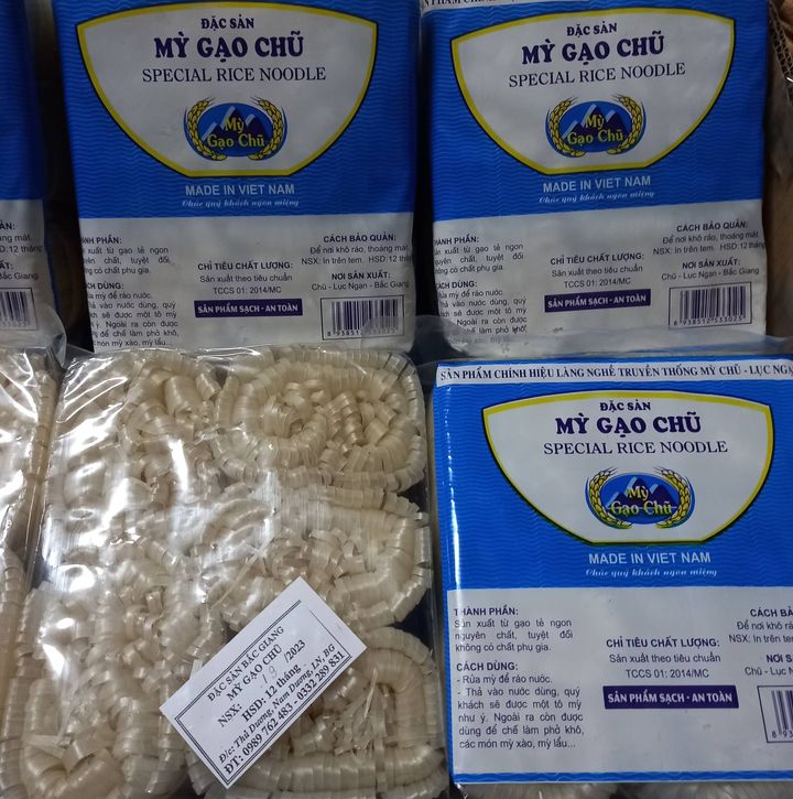 MỲ GẠO CHŨ - BỊCH 800G CHÍNH HIỆU BẮC GIANG