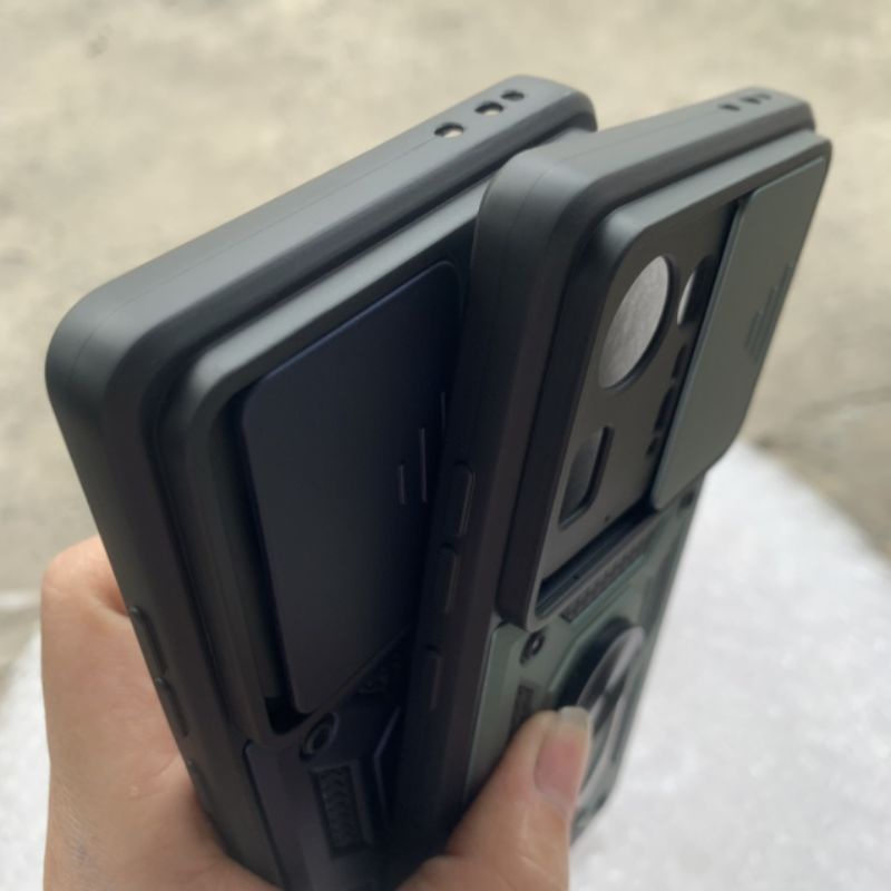 Ốp lưng Xiaomi Mi Mix 4 viền dẻo dày chống sốc có iring bảo vệ camera