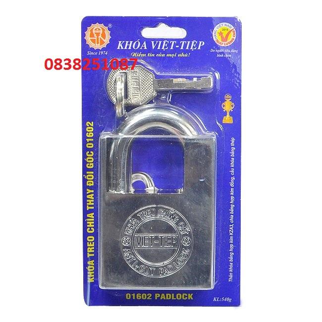Ổ khoá việt tiệp chống cắt loại lớn 96 x 60 ống phi 12mm