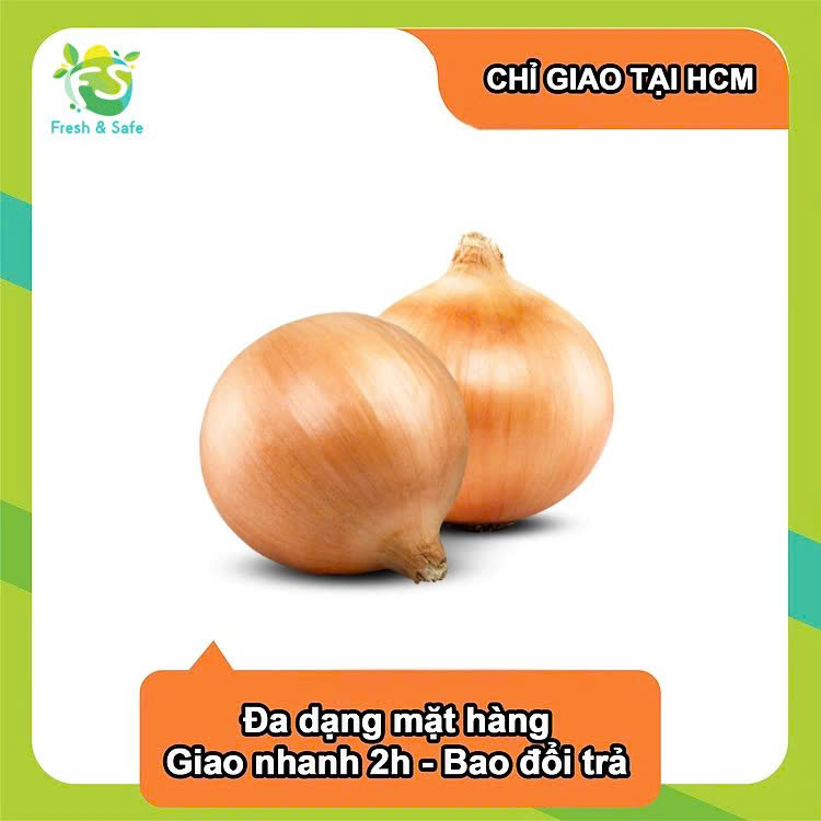 [Chỉ Giao HCM] Hành Tây/ White Onion - 1kg (sỉ)