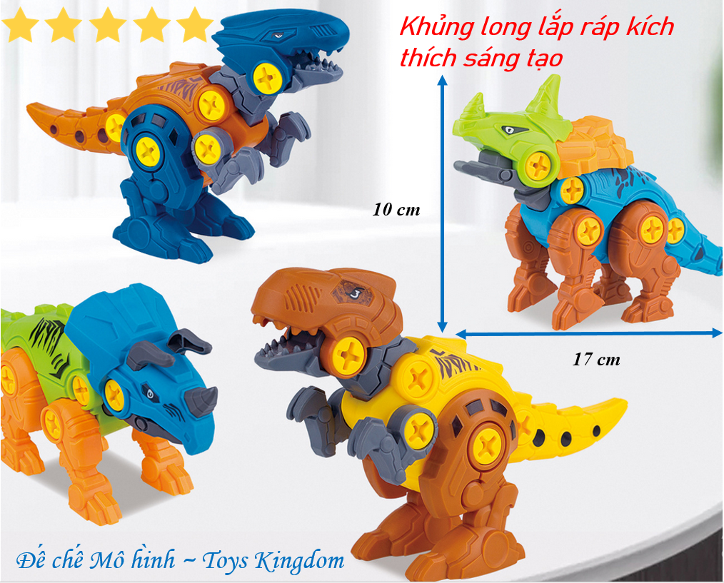 [FreeShip Max] ] Đồ Chơi Khủng long Lắp ghép Đồ chơi phát triển trí tuệ Cho Bé Đồ chơi thông minh Đồ chơi giáo dục [Giảm thêm 5% đơn 200k Mã LUCKY]