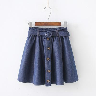 [HCM]Chân váy jean xoè chân váy bò xoè CV161