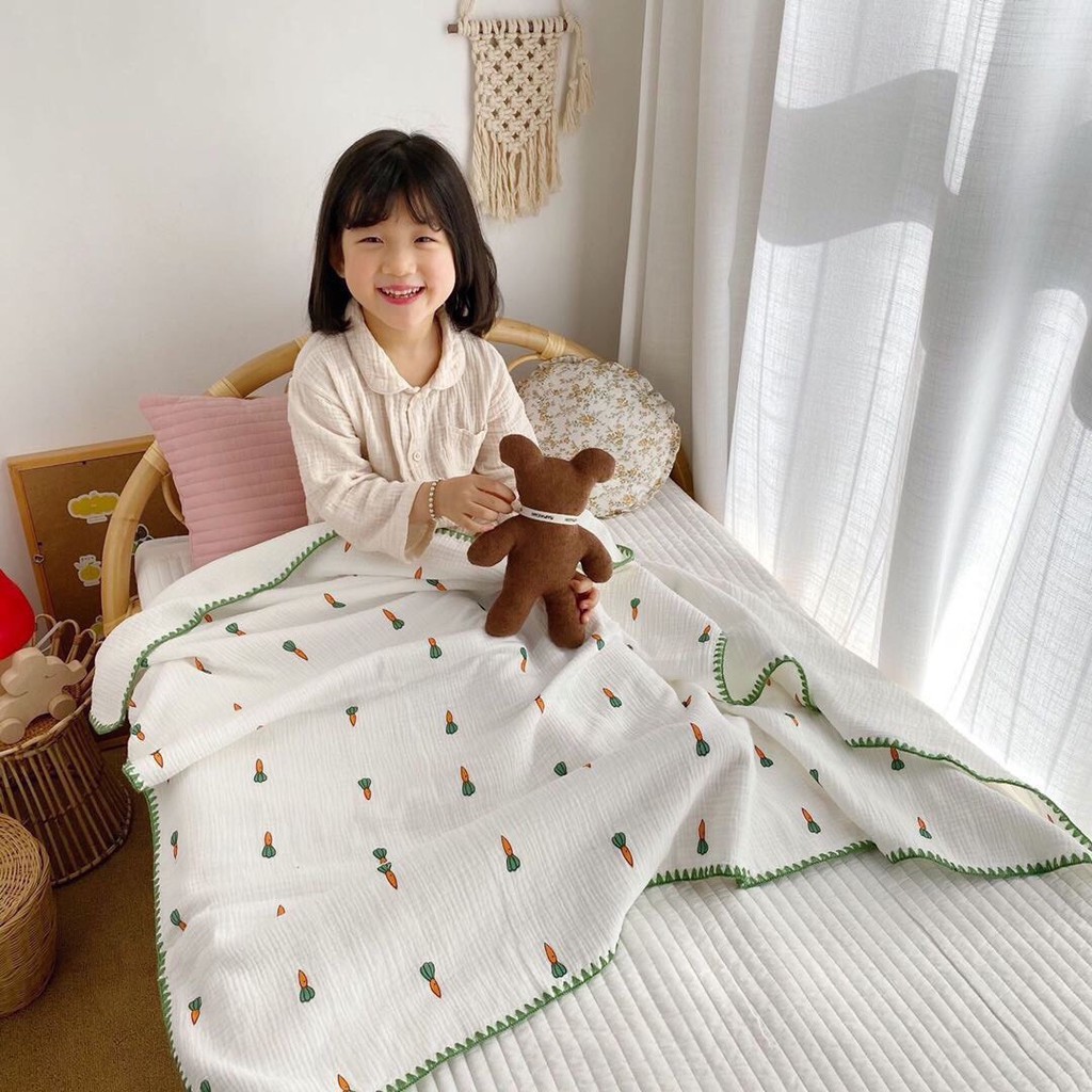 [HCM]Chăn X&ocirc M&oacutec Viền