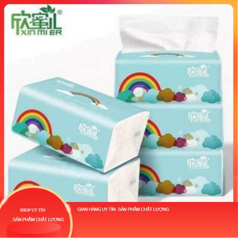 Combo 2 gói giấy ăn cầu vồng siêu dai