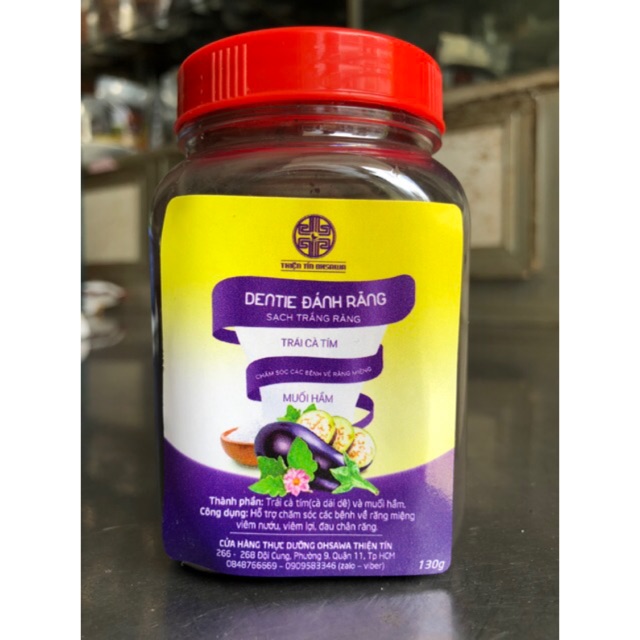 Bột dentie chà răng hủ 150g