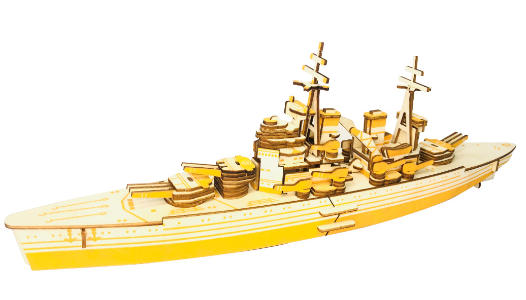 [HCM]Mô hình lắp ráp 3D gỗ thiết giáp hạm PRINCE OF WALES-173 mảnh ghép