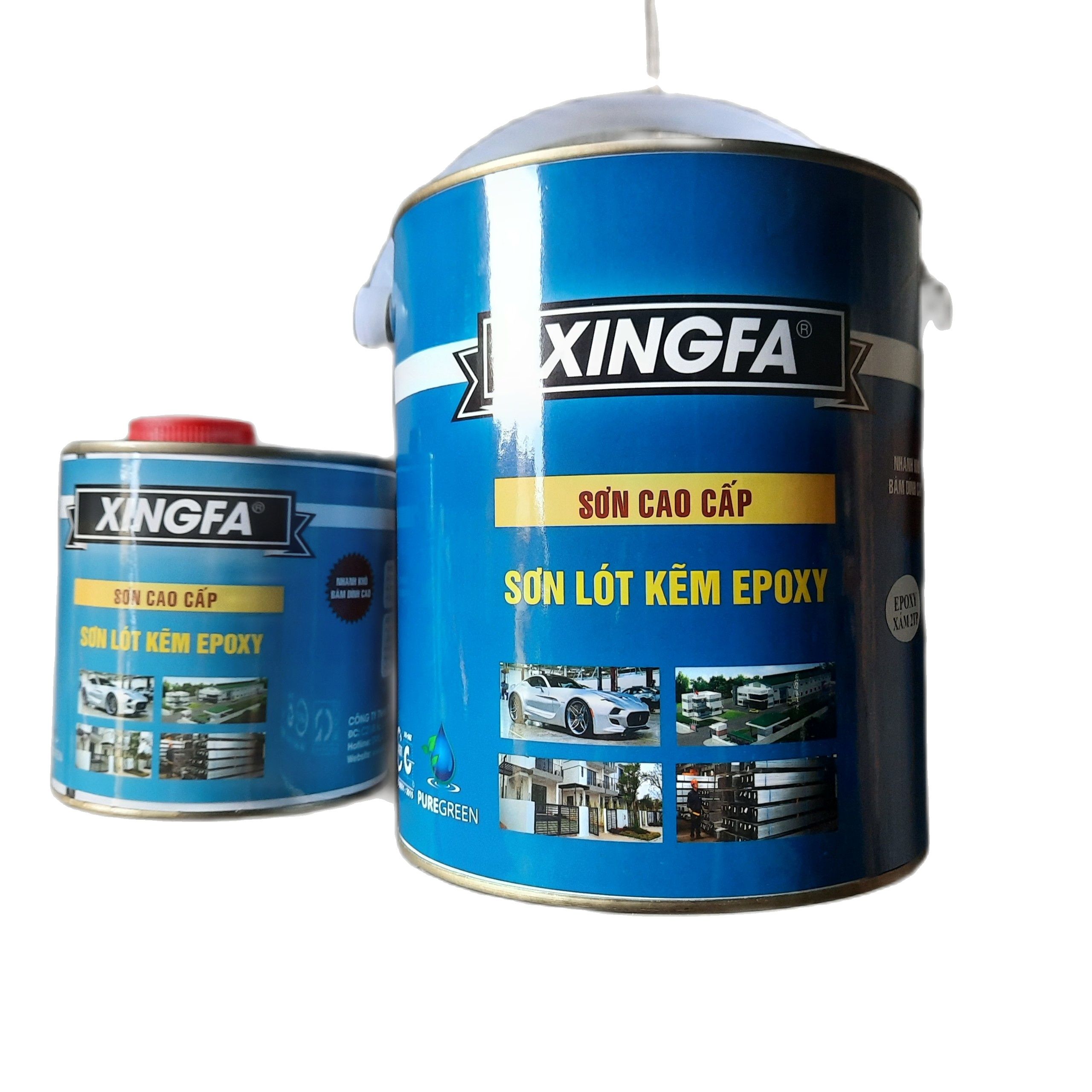 SƠN CHỐNG RỈ 2K EPOXY (2 THÀNH PHẦN, 4 Kg/Bộ) - XINGFA