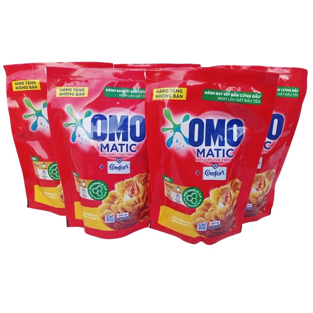 Nước giặt Omo cửa trên 150g hương tinh dầu comfort 150g- Hàng Tặng