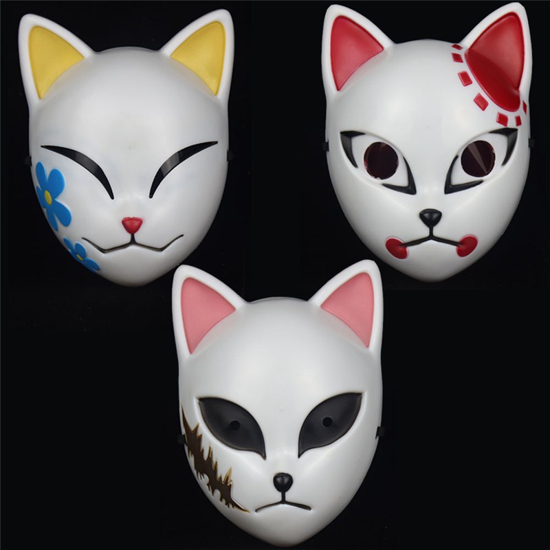Có sẵn] mặt nạ mask cosplay Tanjiro Sabito Makomo Kimetsu no Yaiba ...